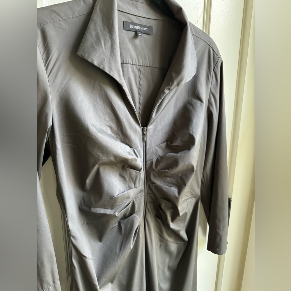 Lafayette 148 Zip Dress - Picture 4 of 7